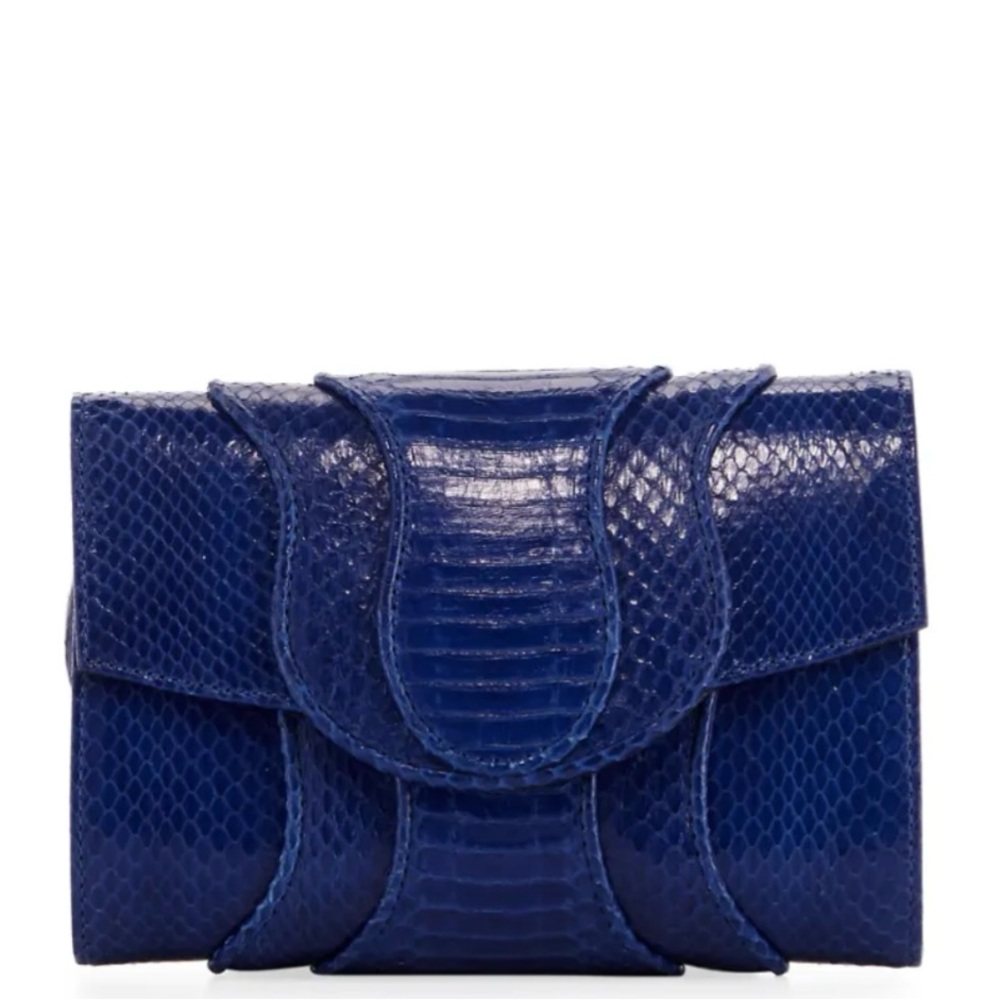 Blue Snakeskin Bag